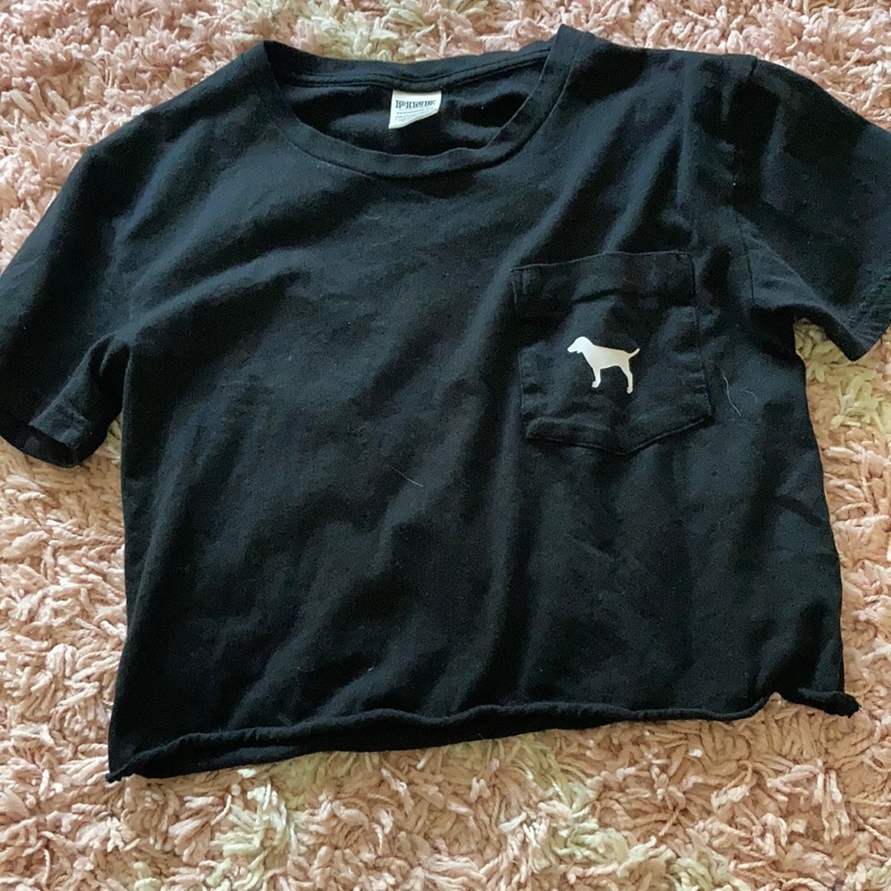 Personally cropped, short sleeve shirt from Pink